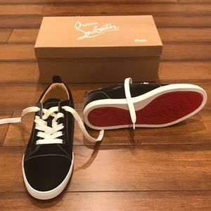 BRAND NEW Louboutin Velvet Sneakers